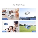 Mini dronas su 8K WIFI kamera, 4 kanalai, LED apšvietimas, 360° apsisukimas Mini dronas su 8K WIFI kamera, 4 kanalai, LED apšvietimas, 360° apsisukimas