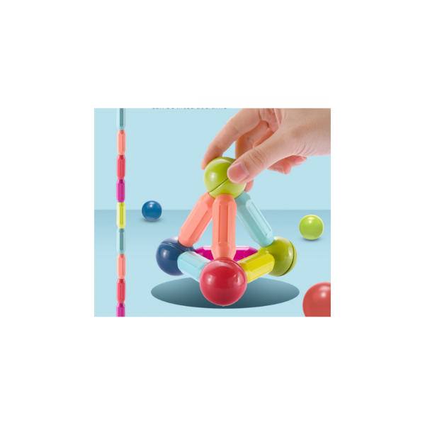 Magnetinis konstruktorius didelės detalės, ekskavatoriai, mašinos, 90 detalių Magnetinis konstruktorius didelės detalės, ekskavatoriai, mašinos, 90 detalių