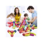 Magnetinis konstruktorius didelės detalės, ekskavatoriai, mašinos, 90 detalių Magnetinis konstruktorius didelės detalės, ekskavatoriai, mašinos, 90 detalių