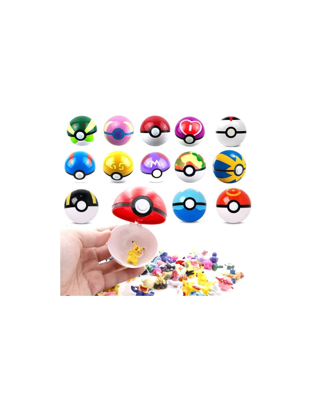 Pokemon kamuoliukas su figūrėle Pokemon kamuoliukas su figūrėle