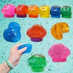 SLIME, lipni tampoma masė, mašinos forma, su rutuliukais