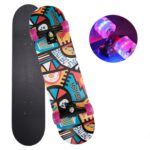 Riedlentė skate board 80 cm., LED šviečiantys ratukai