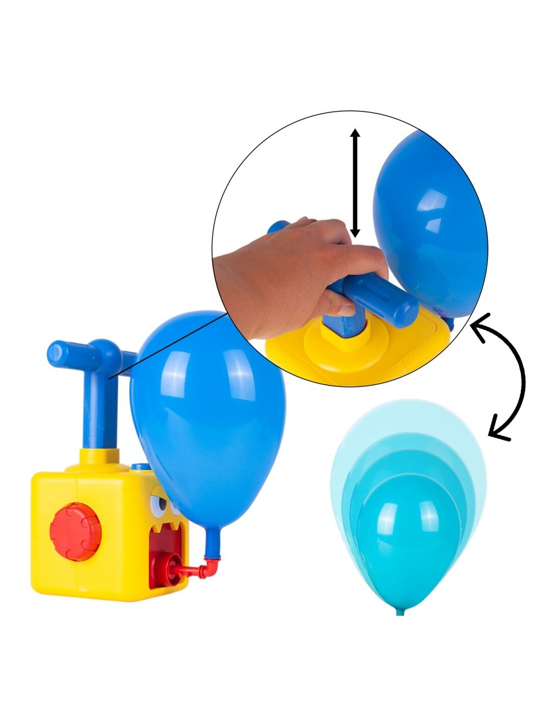 Balionų mašinėlės, automobiliai su pompa Balionų mašinėlės, automobiliai su pompa