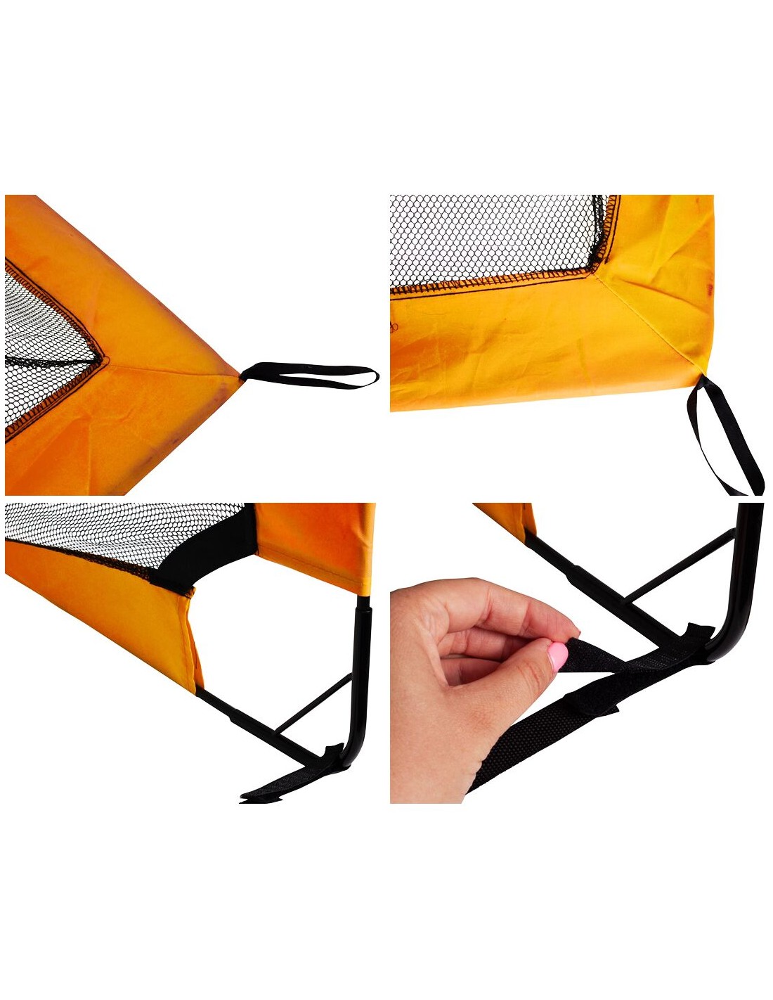 Futbolo vartai sulankstomi, 120x90cm., žalia ir oranžinė spalva Futbolo vartai sulankstomi, 120x90cm., žalia ir oranžinė spalva