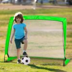 Futbolo vartai sulankstomi, 120x90cm., žalia ir oranžinė spalva Futbolo vartai sulankstomi, 120x90cm., žalia ir oranžinė spalva