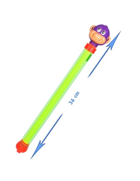 Vandens šautuvas pompa, 36 cm, su gyvūnėliais Vandens šautuvas pompa, 36 cm, su gyvūnėliais