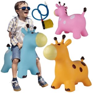 Šokliukas kūdikiui, žirafa, geltonas