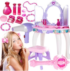 Vaikškas kosmetikos grožio staliukas