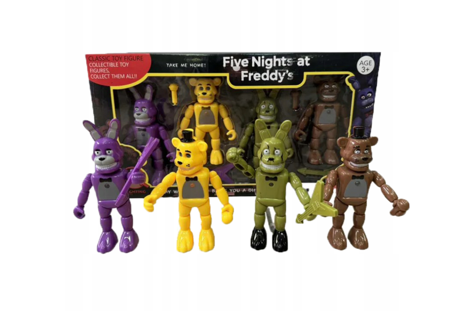 Five Nights Freddys figūrėlių rinkinys 4 vnt.