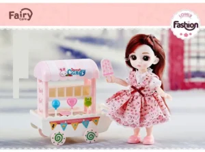 Mini lėlytė su aksesuarais<span> - </span>Rožinė