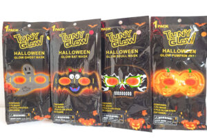 Šviečiantys akiniai Helovinui