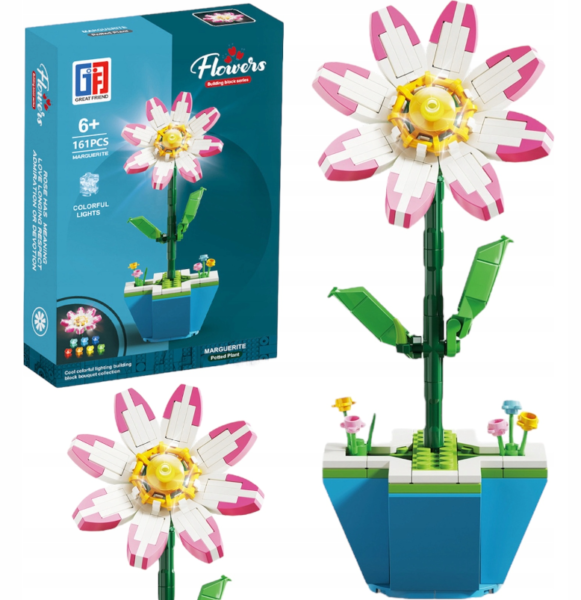 Konstruktorius-Gėlė-161-detalės