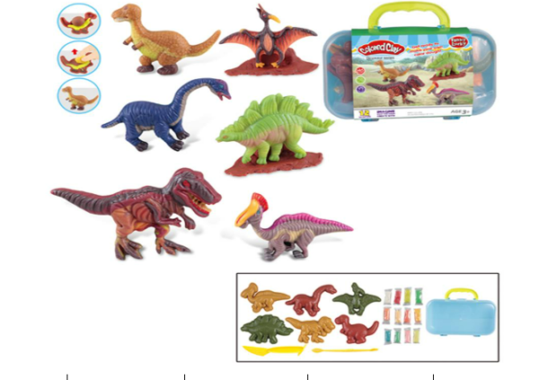 Modelino-rinkinys-dinozaurai Modelino-rinkinys-dinozaurai