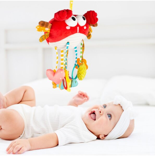 pakabinamas-krabas-barskutis-zaislas-kudikiui-4 pakabinamas-krabas-barskutis-zaislas-kudikiui-4