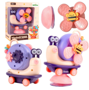 Inercinė sraigė suktukas spineris kūdikiui<span> - </span>Violetinė