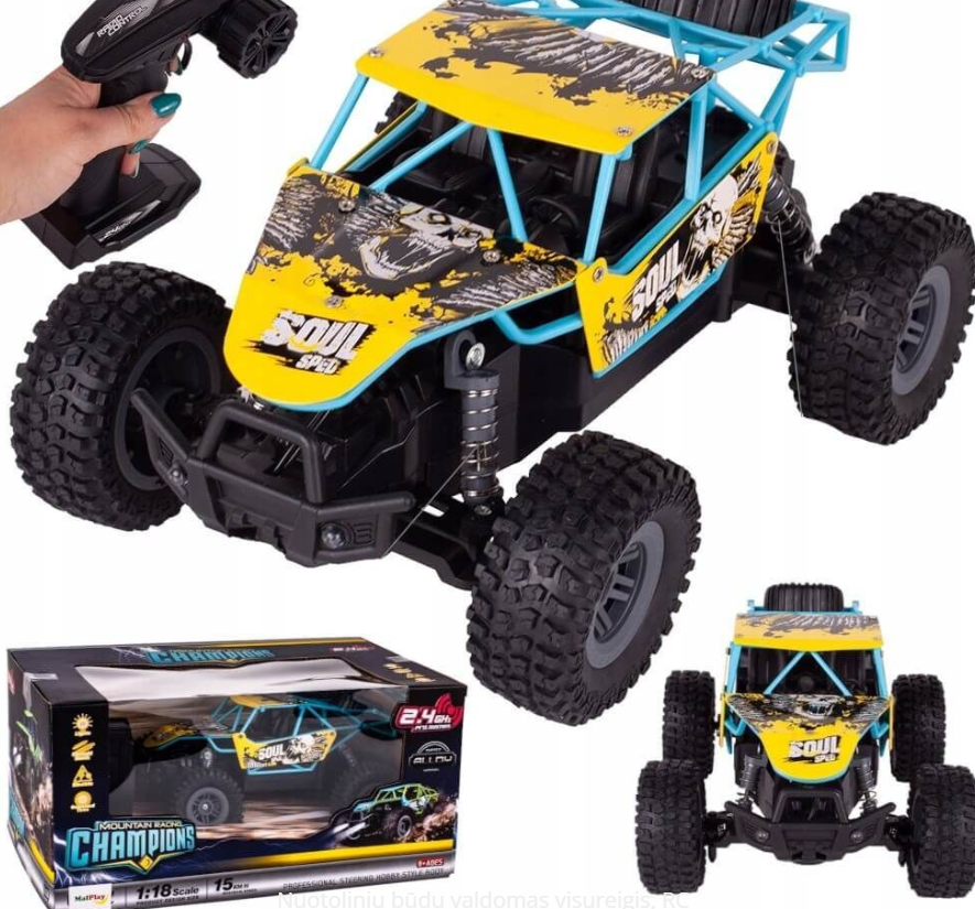 Nuotolinio valdymo bekelės automobilis