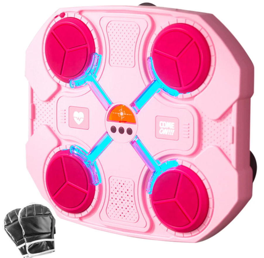 Muzikinis bokso treniruoklis su bluetooth<span> - </span>Rožinė