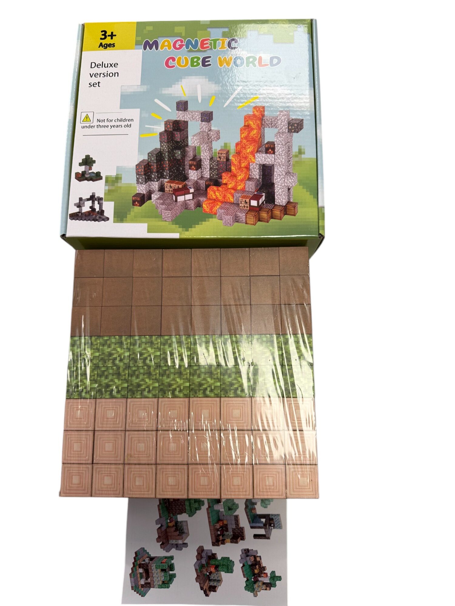 minecraft-magnetiniai-statybiniai-blokeliai-128 vnt-1