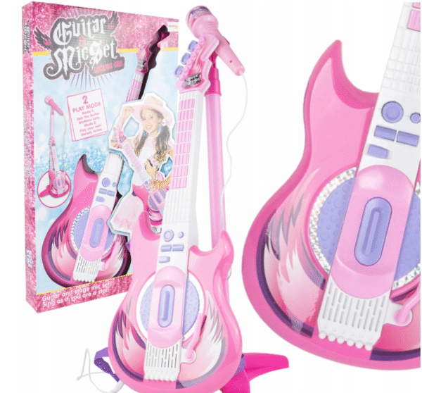 žaislinė-gitara-su-mikrofonu-1
