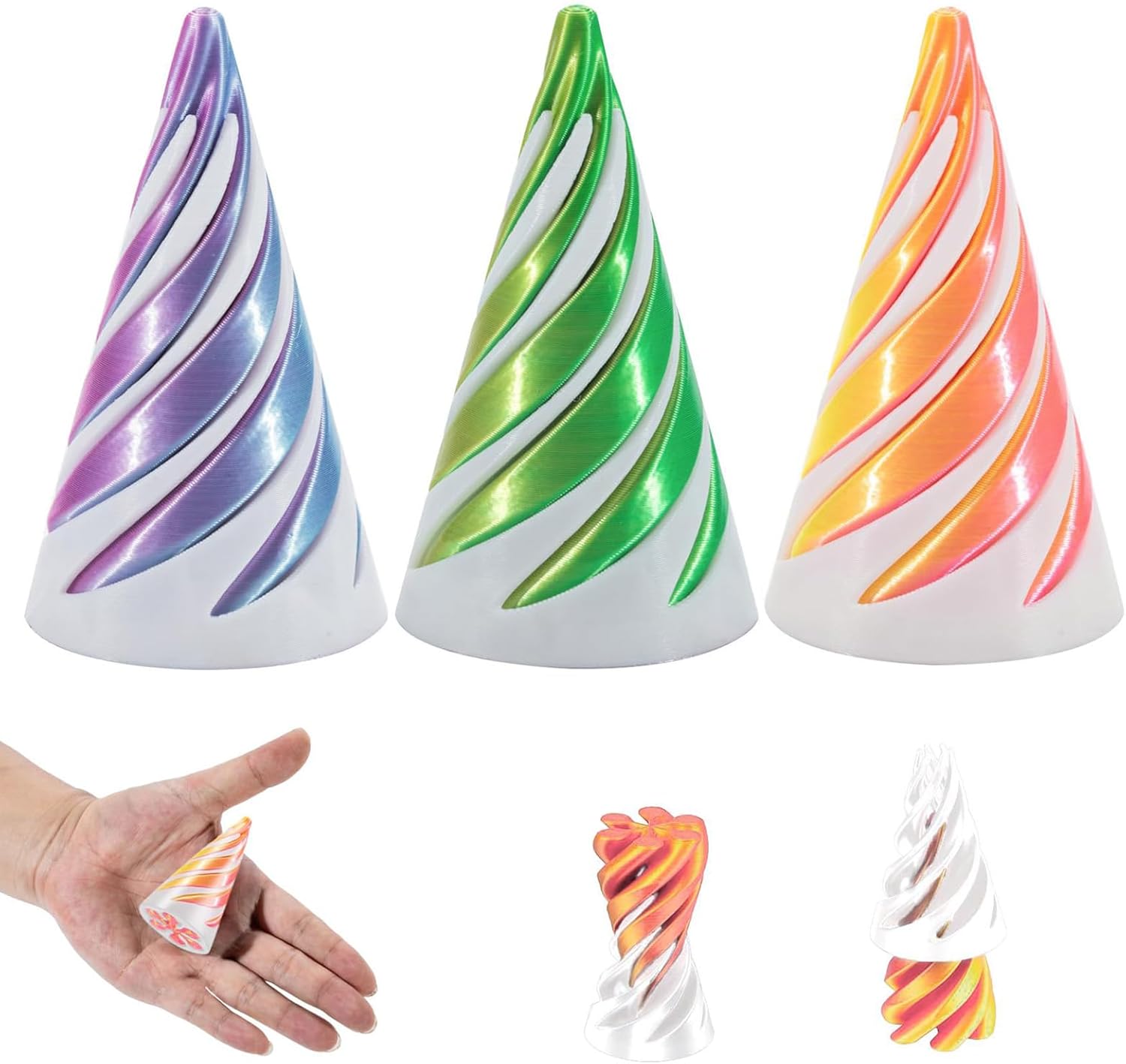 3D spiralė figet antistresinis žaislas
