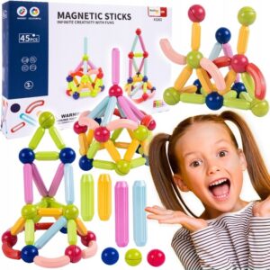 Magnetinis konstruktorius Magnetic Sticks 32 vnt