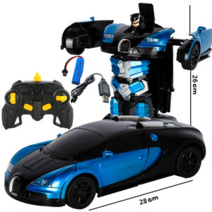 Robotas transformeris RC automobilis su valdymo pultu