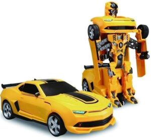 Robotas transformeris RC automobilis su valdymo pultu