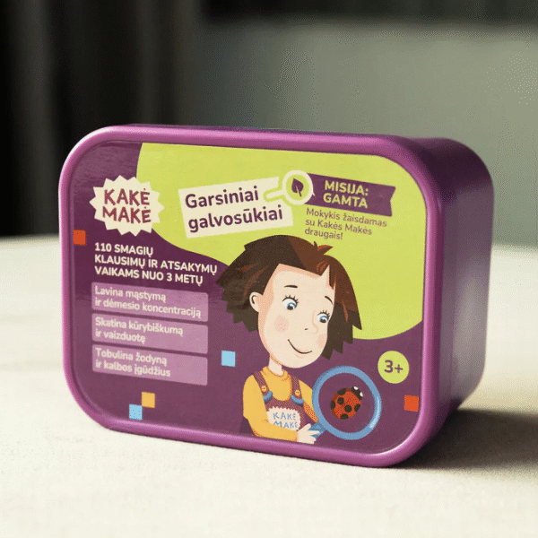 KAKĖ MAKĖ GARSINIAI GALVOSŪKIAI. Misija - Gamta