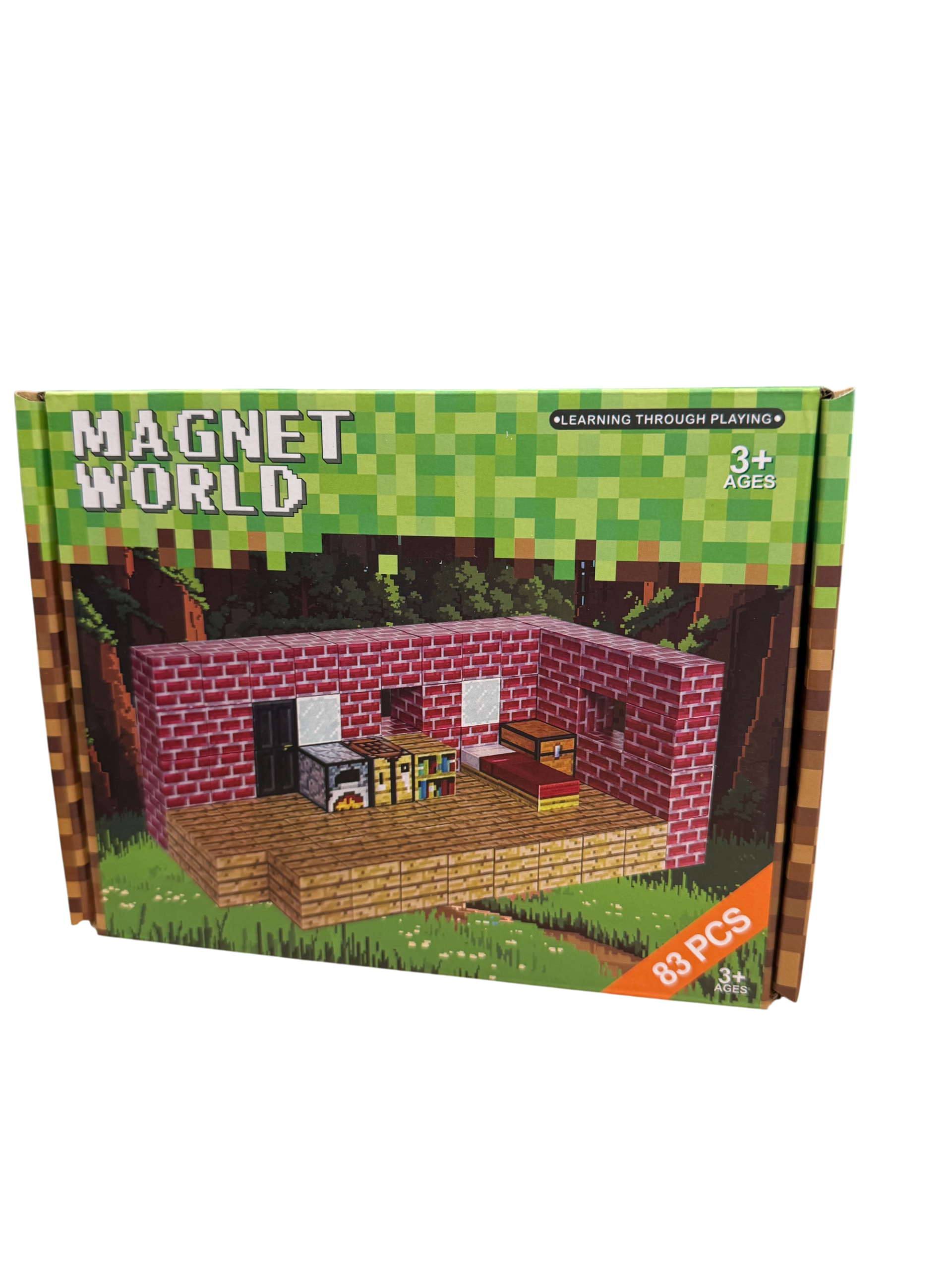 Minecraft statybinių blokų rinkinys kambarys 83 vienetai