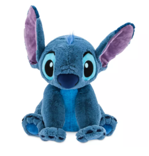 Stitch pliušinis žaislas 42 cm aukštis mėlynas