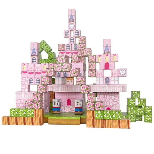 100-vnt-minecraft-princess-castle-magnetiniai-blokai-kubeliai 100-vnt-minecraft-princess-castle-magnetiniai-blokai-kubeliai