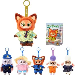 Zootopia Zootropolis 2 labubu tipo žaislas su pakabuku siurprizas