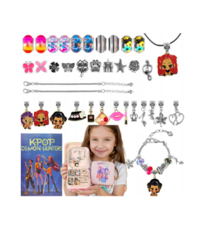 K Pop demon Hunters papuošalų rinkinys pandoros tipo