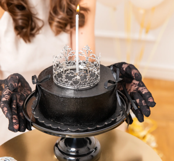 torto-dekoracija-karuna-sidabrine-10-cm-skersmuo-1