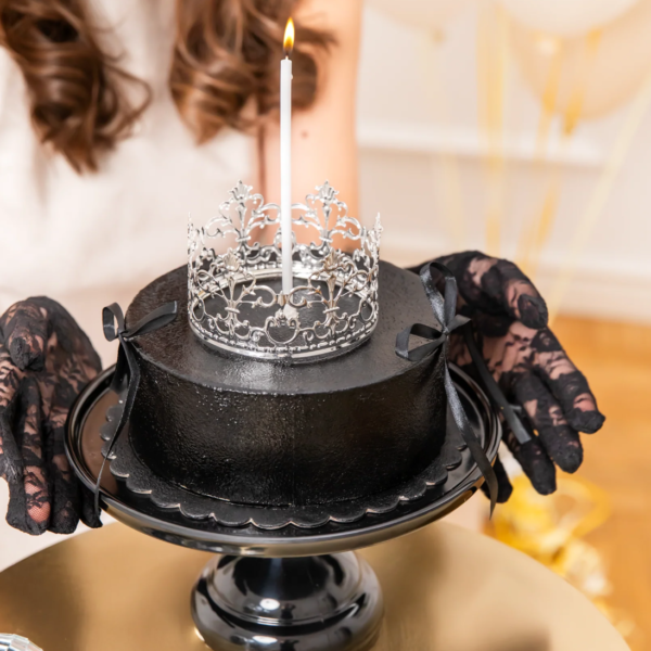 torto-dekoracija-karuna-sidabrine-10-cm-skersmuo-1