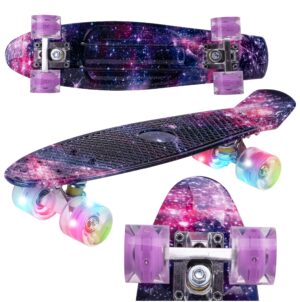 Riedlentė penny board šviečiantys ratukai