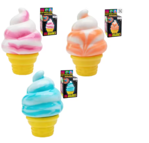 Needoh tipo squishy  minkomas žaislas  antistresinis LEDAI cream cone