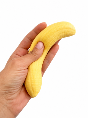 Squishy minkomas antistresinis žaislas bananas