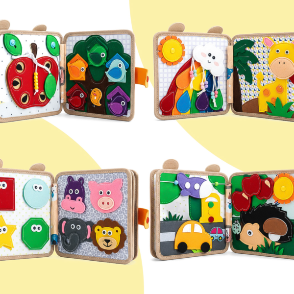 Montessori-knyga-zirafa-medžiagine-3