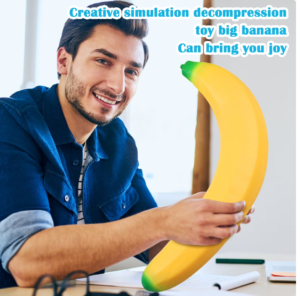 Squishy bananas  40 cm XL dydis