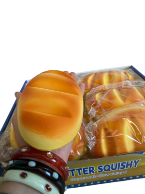 Squishy  duona bandelė minkomas antistresinis žaislas
