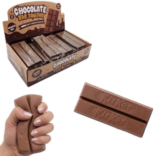 Squishy KitKat šokoladas minkomas antistresinis žaislas