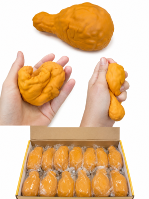 Squishy kulšelė chicken jumbo antistresinis minkomas žaislas