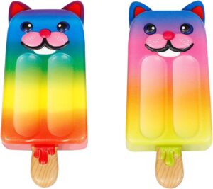 Squishy ledai katinėlis antistresinis minkomas žaislas