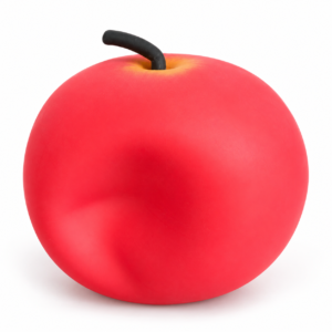 Squishy obuolys XL dydis antistresinis minkomas žaislas
