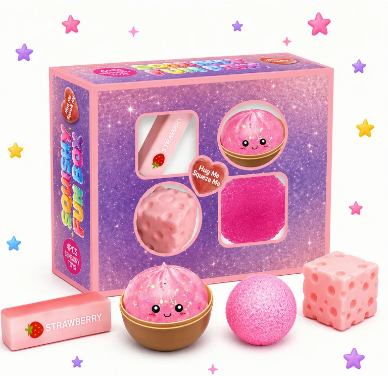 squishy-fun-box-rinkinys-rožinis-koldunas-sviestas-suris-kamuoliukas-1
