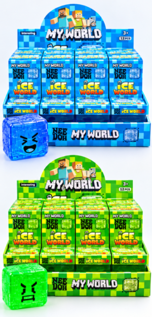 Squishy needoh tipo minecraft antistresinis minkomas žaislas